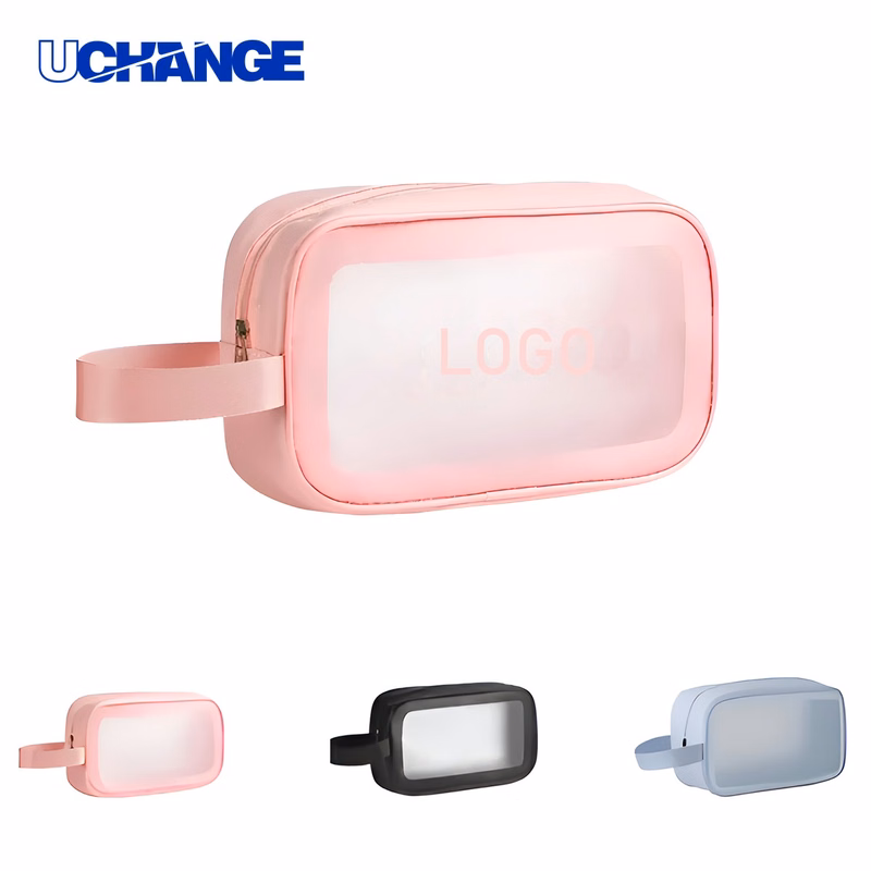PU Transparent Portable Makeup Bag Organizer