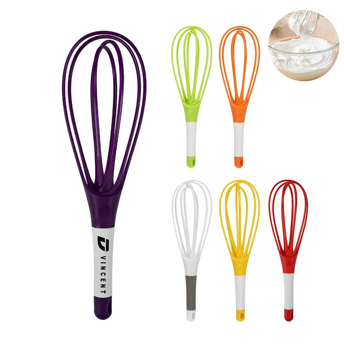 Kitchen Polypropylene Non Stick Whisk 1