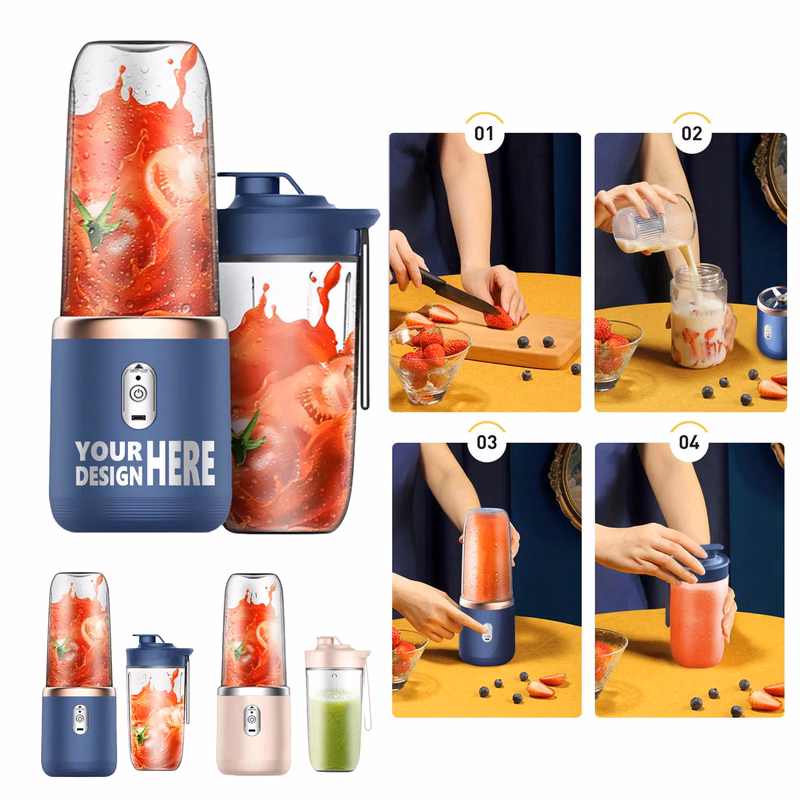 Compact Portable Rechargeable Juicer