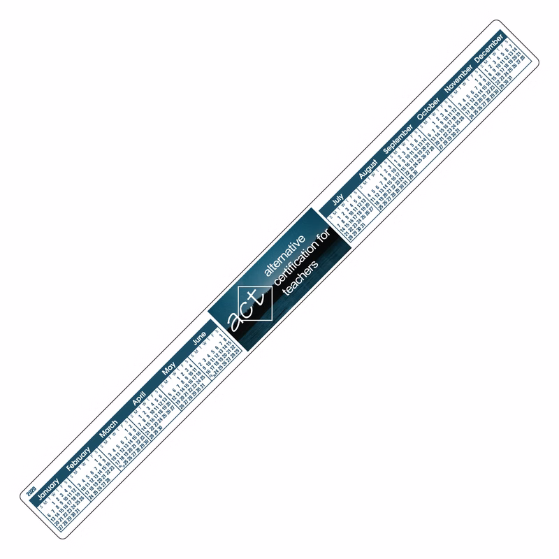 Year-at-a-Glance Full Color Plastic Strip Calendar