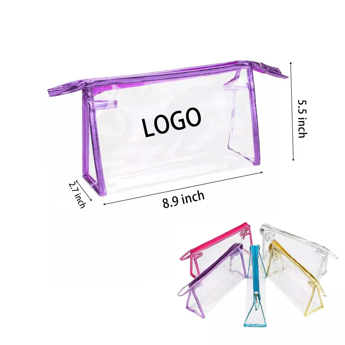 PVC Transparent Travel Cosmetic Bag 1