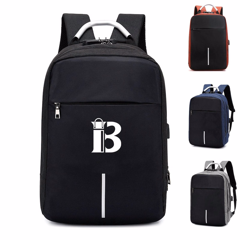 Anti-theft Backpack With USB Charging Port Computer Bag
