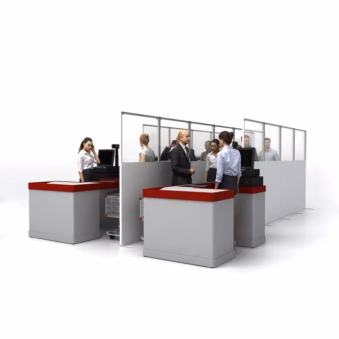 SEG Portable Straight Line Queuing Panel
