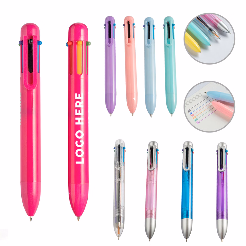 Multi-Color Push-Type Ballpoint Pen