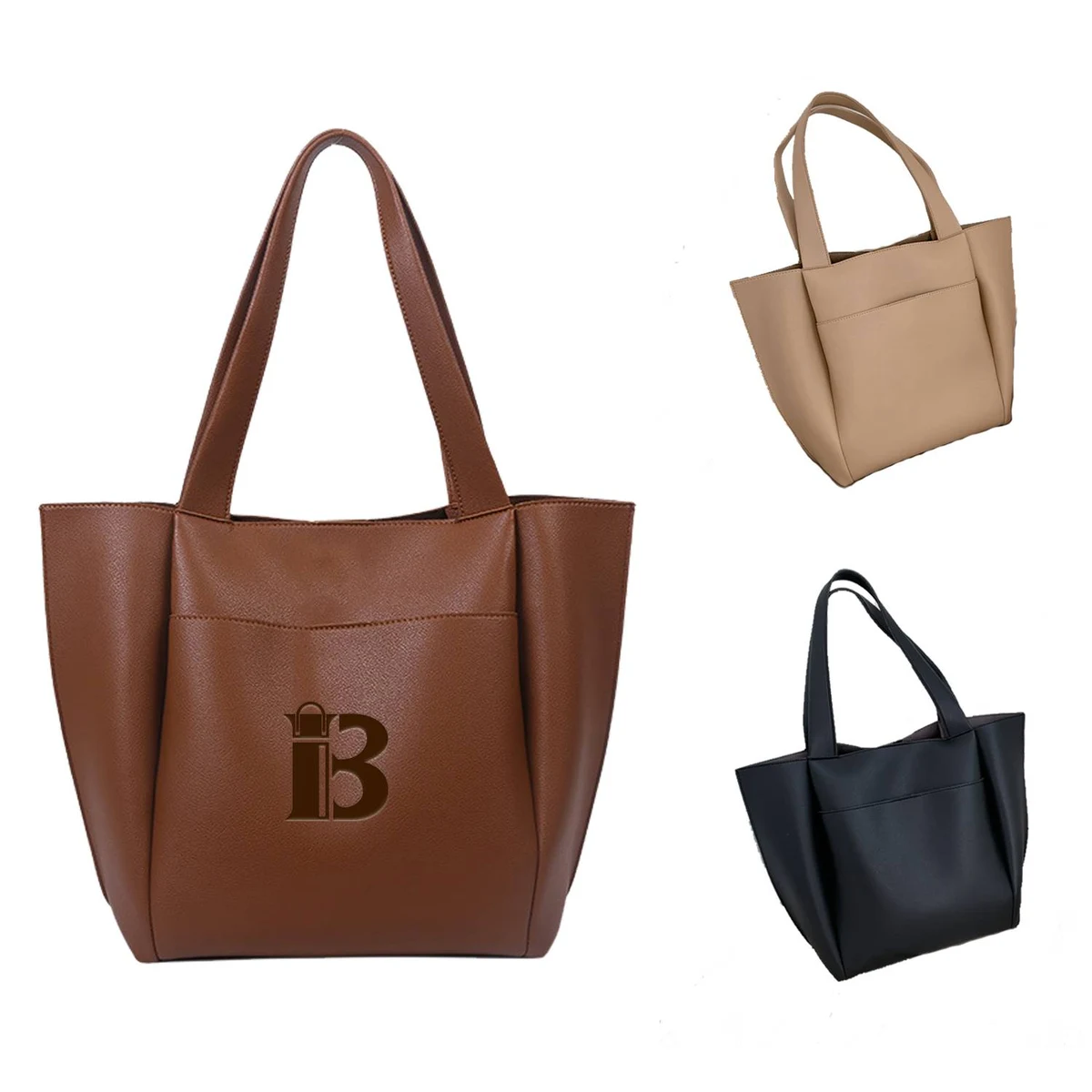 Large Practical Commuter Tote Bag, custom tote bag with logo imprint 1