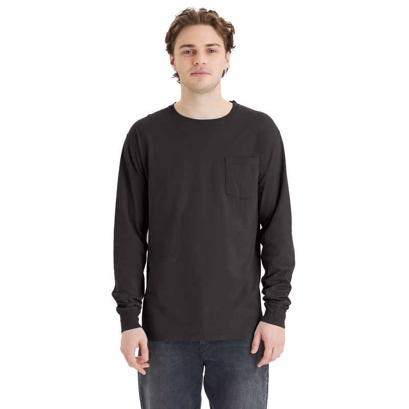 ComfortWash Long Sleeve Pocket T-Shirt