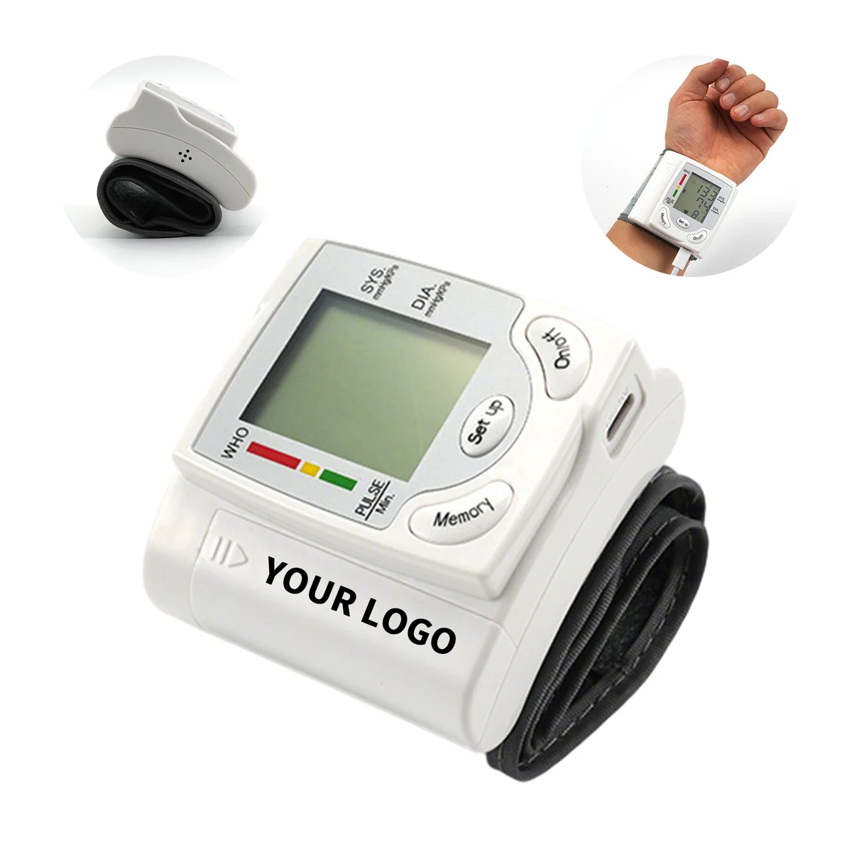 Digital Wrist Blood Pressure Monitor With LCD Display 1