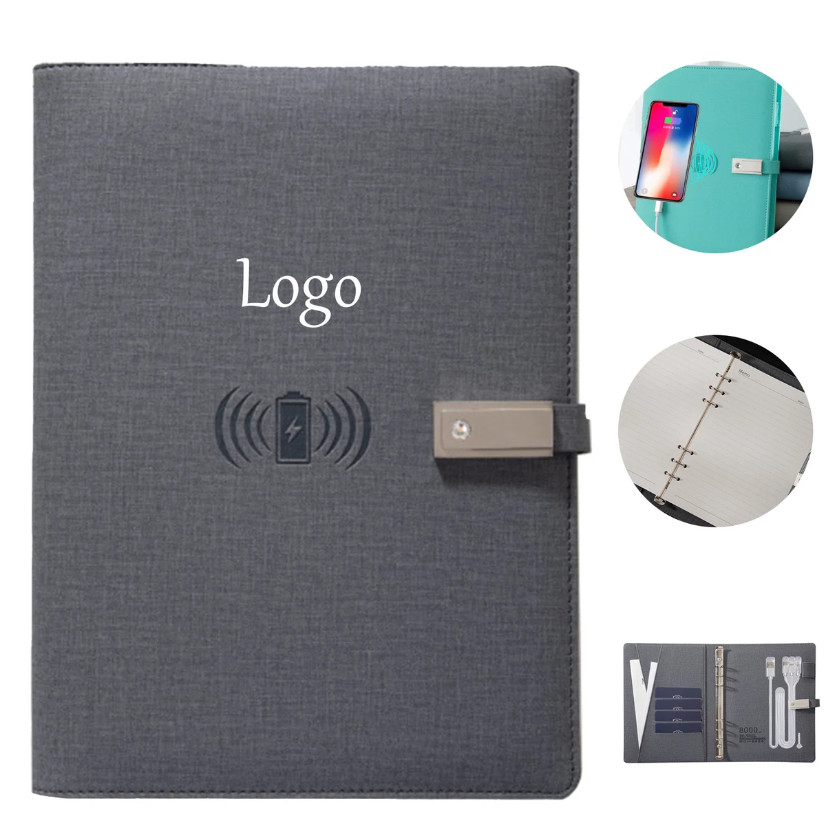 A5 Wireless Charging Notebook 1