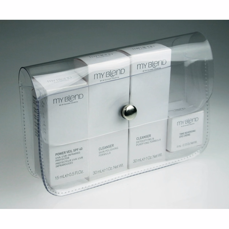 Clear Vinyl Fold Over Pouch