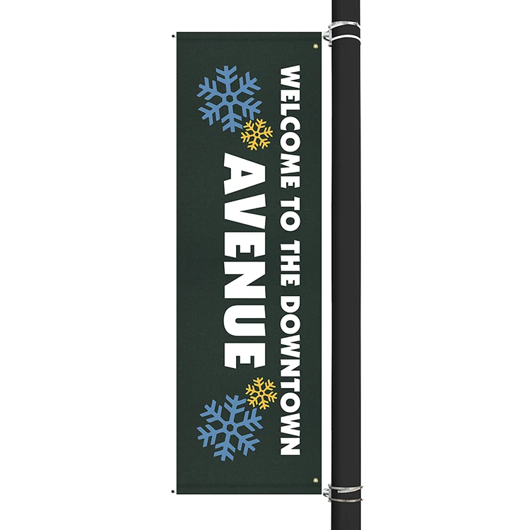 96" x 30" Custom Sunbrella™ Avenue Banner-3 Color Imprint 1