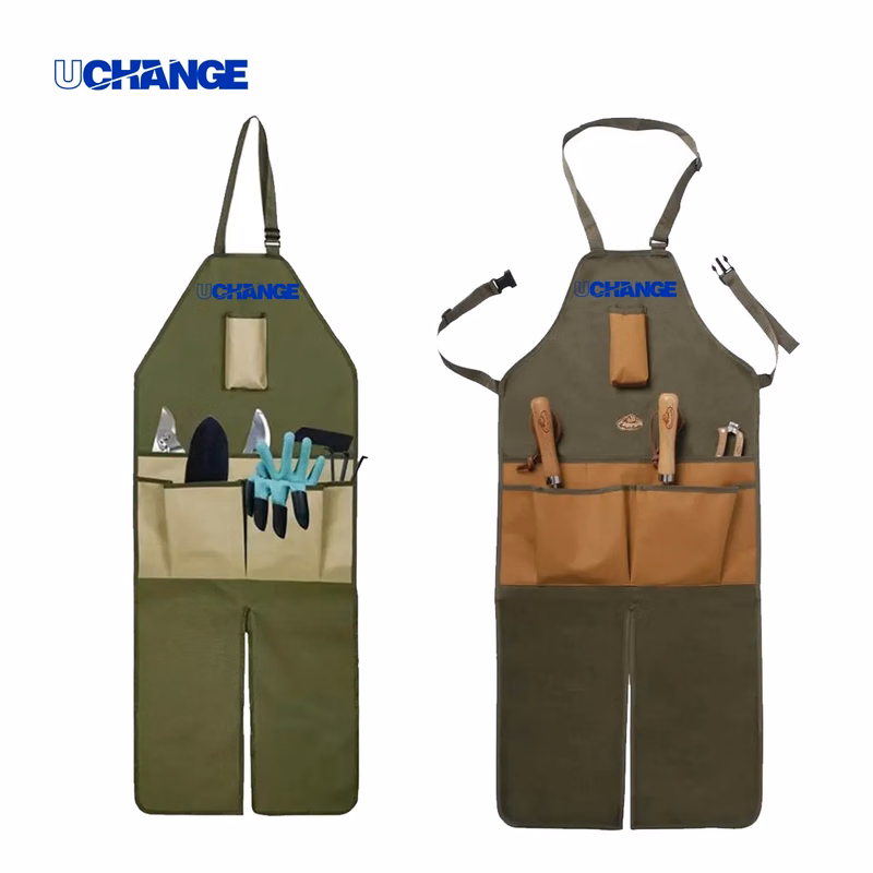 Heavy-Duty Garden Apron With Leg Guards & Pockets