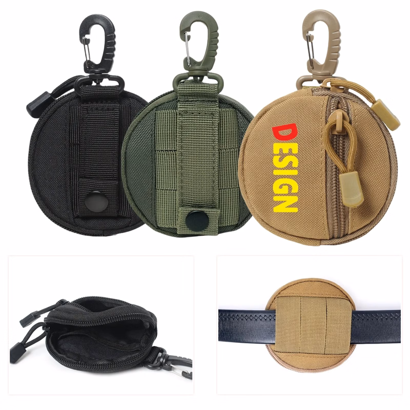 Mini Tactical Coin Purse with Hook