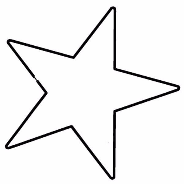 Magnet - Star Outline - Full Color