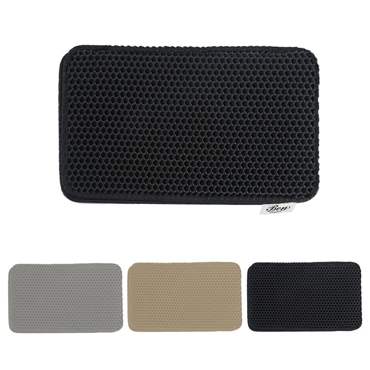 PVC Rectangular Anti-Splash Cat Litter Mat 1