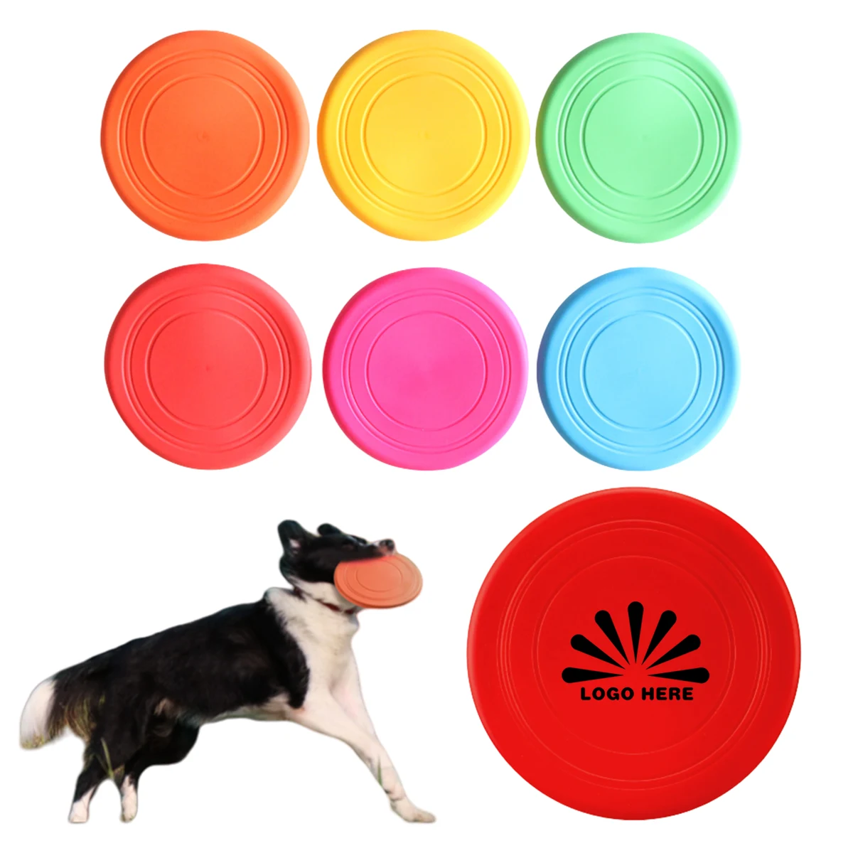 Silicone Flying Disc Outdoor for Dog MOQ50 1