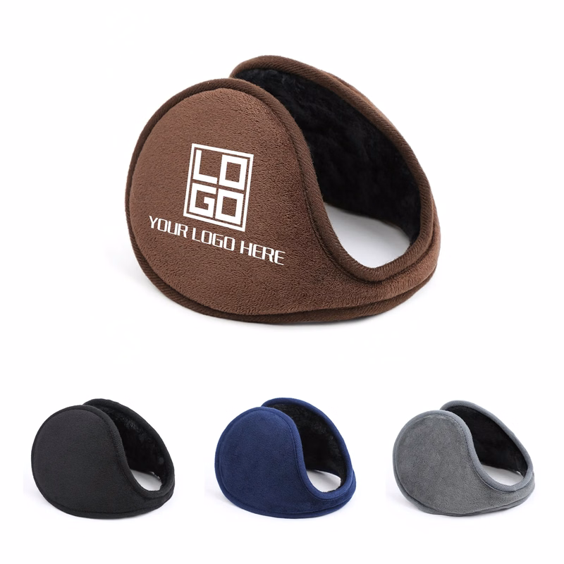 Unisex Warm Earmuffs Plush Winter Solid Color Outdoor