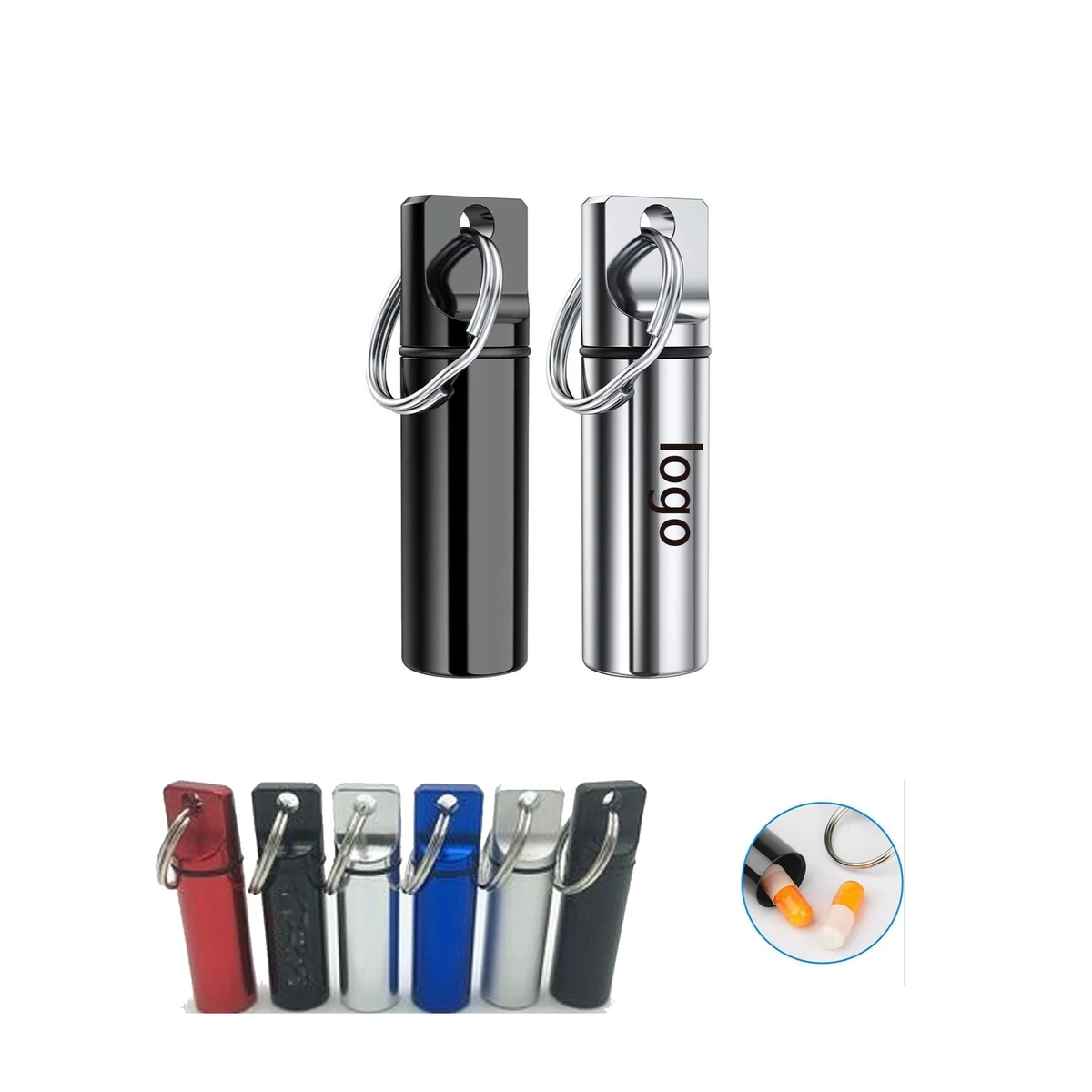 Pill Box Keychain 1