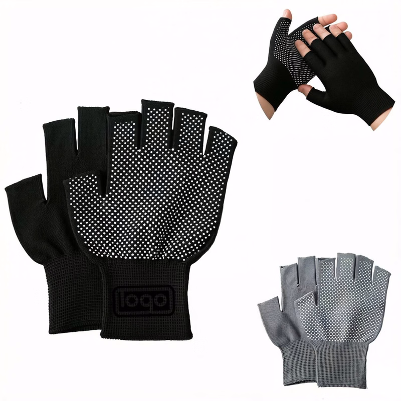 Anti-Slip Fingerless Workout Gloves