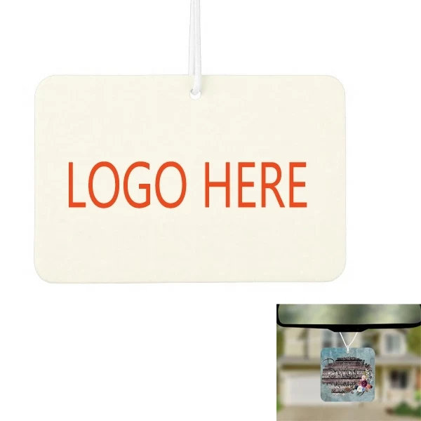 Rectangle Car Air Freshener 1
