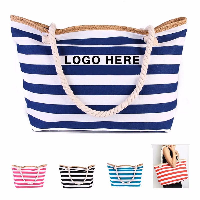 Stripe Canvas Bag