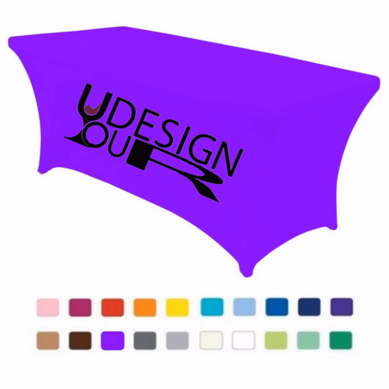 Premium 6' Full Color Dye Sublimation Stretch Table Cover