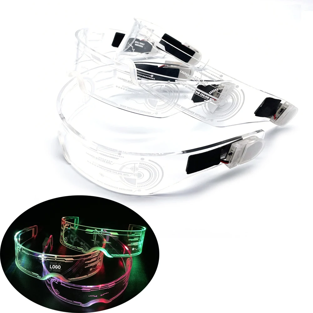 LED Dazzling Transparent Glasses 1