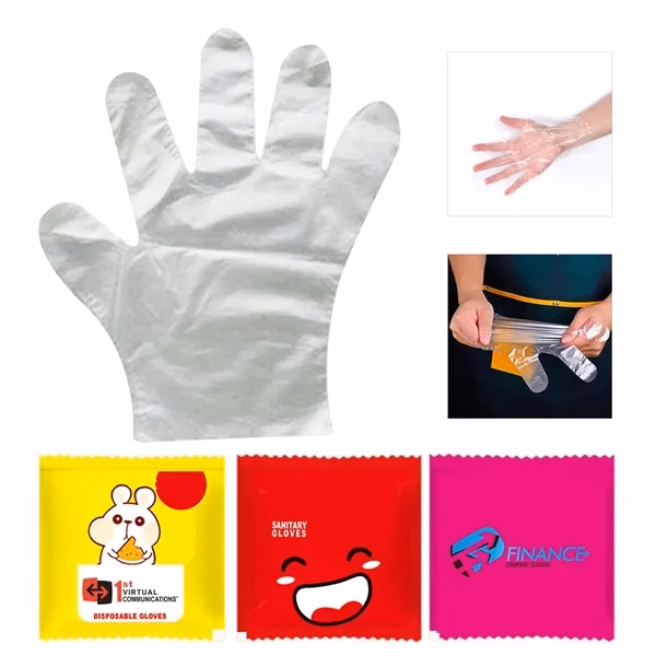 Custom Food Grade PE Disposable Gloves — Hygienic Food Service Protective Wear