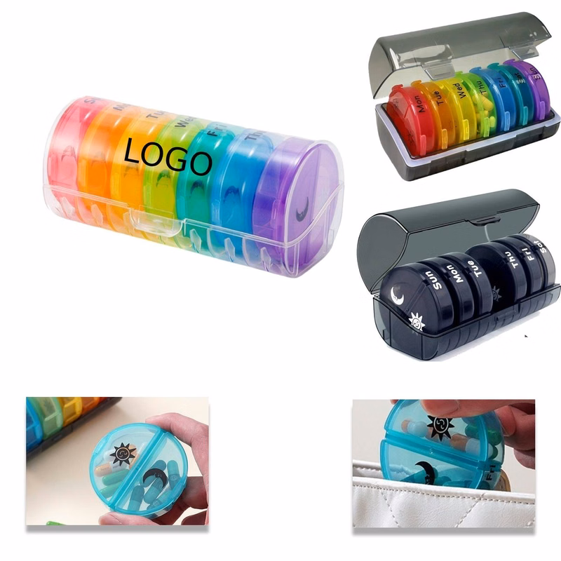 Weekly Portable Am Pm Pill Organizer Box