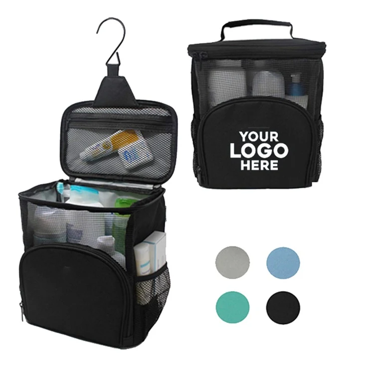 Hanging travel portable toilet bag 1