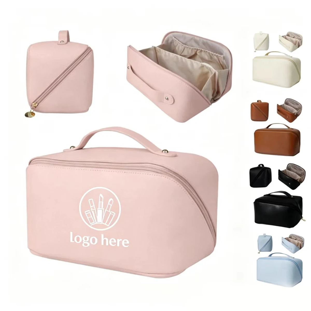 Large Capacity PU Makeup Bag 1