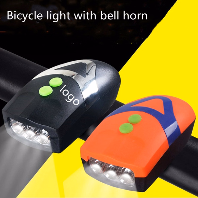 Cycling Headlight With Bell Alarm