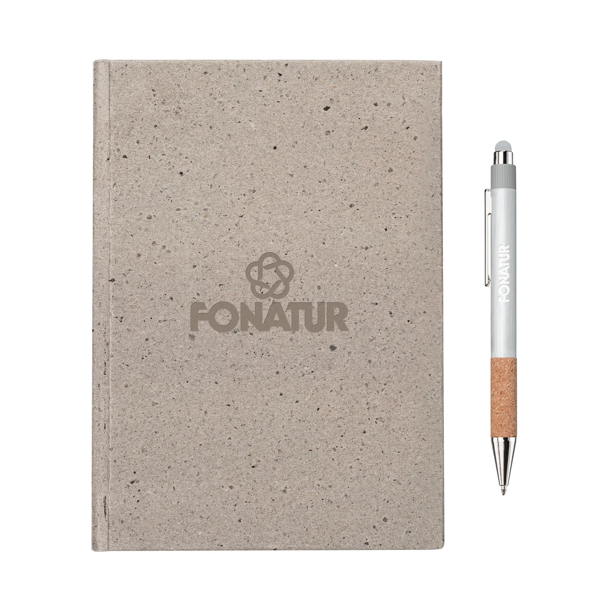Tree Free Notebook/Manuel Recycled Pen Gift Set 1