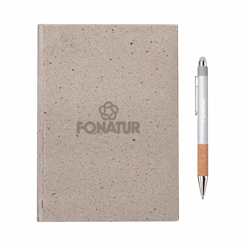 Tree Free Notebook/Manuel Recycled Pen Gift Set