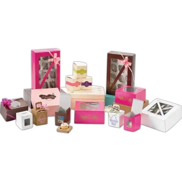 Colored Cupcake Boxes (14"x 10"x 4") 1