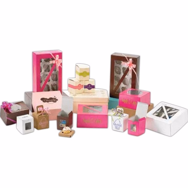 Colored Cupcake Boxes (14"x 10"x 4")