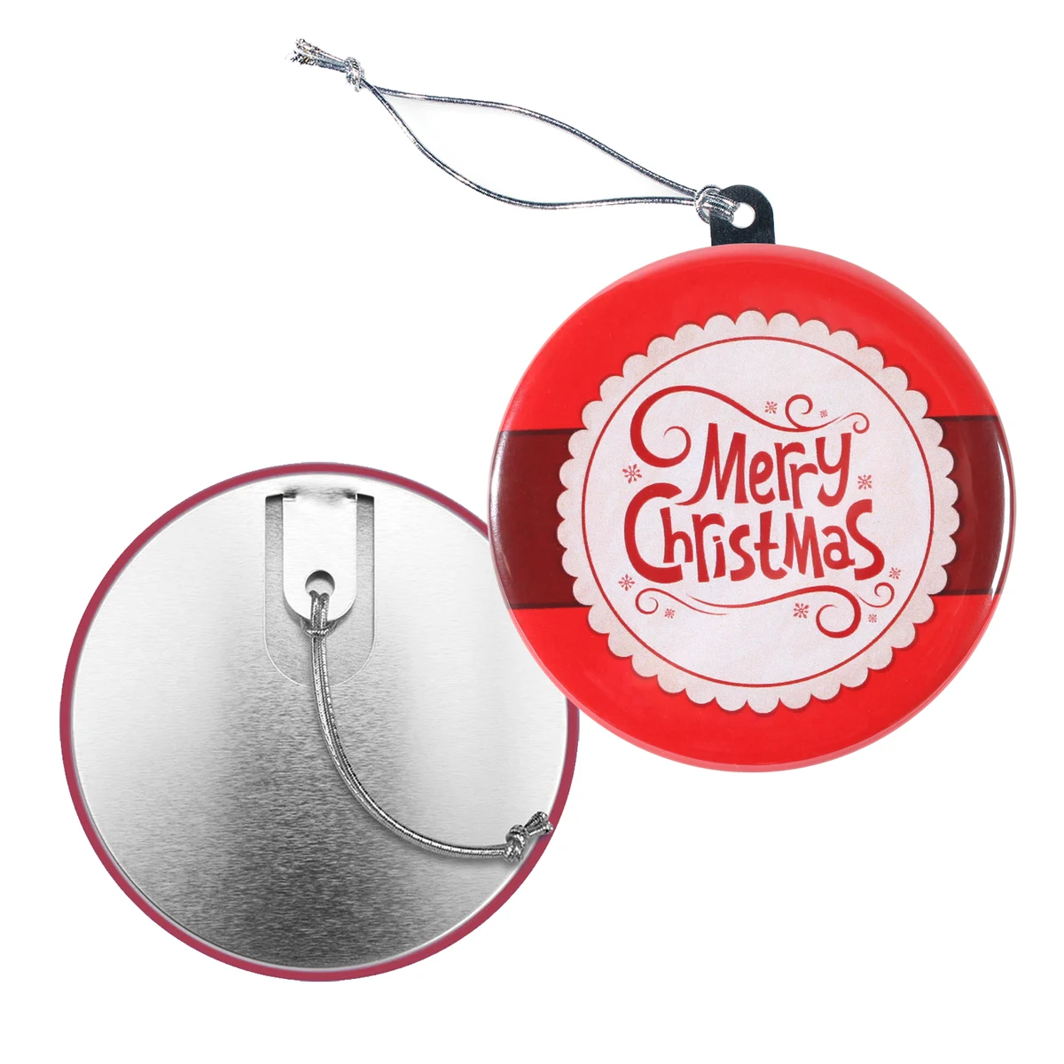 3.5" Circle Ornament Button 1