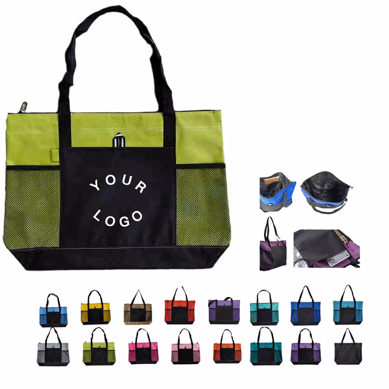 Work Tote with Pen Loop and Mesh Pocket