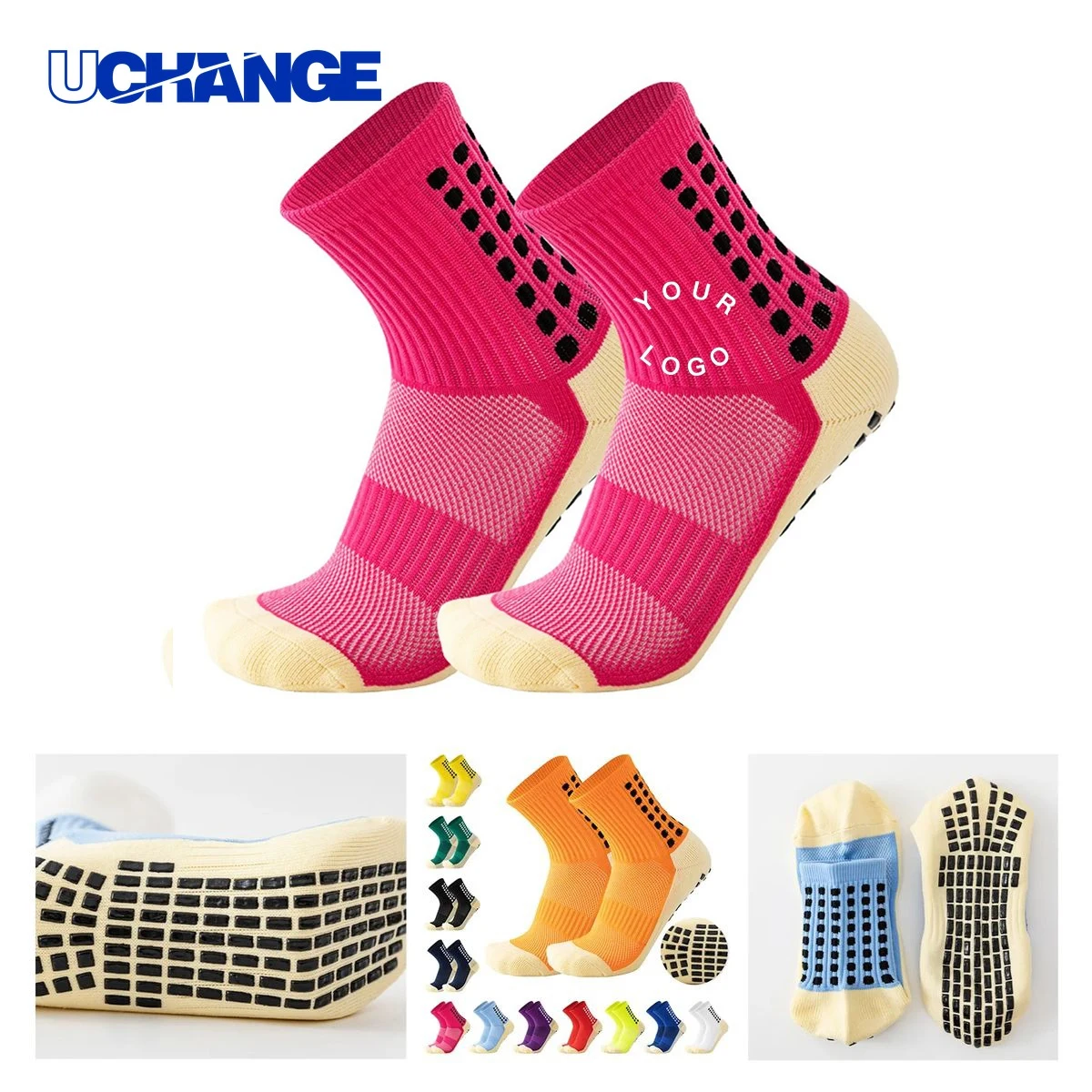 Polyester Elastic Football Performance Socks Socks for Team Sports 1