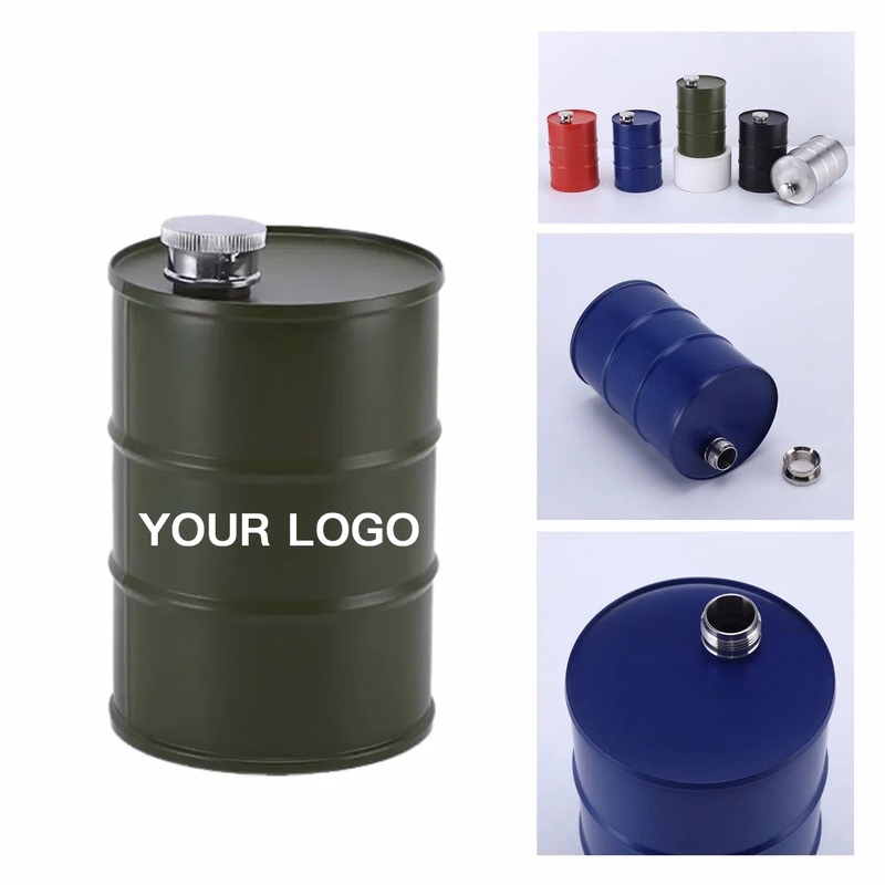 Mini Barrel Flask 24oz for Parties or Travel