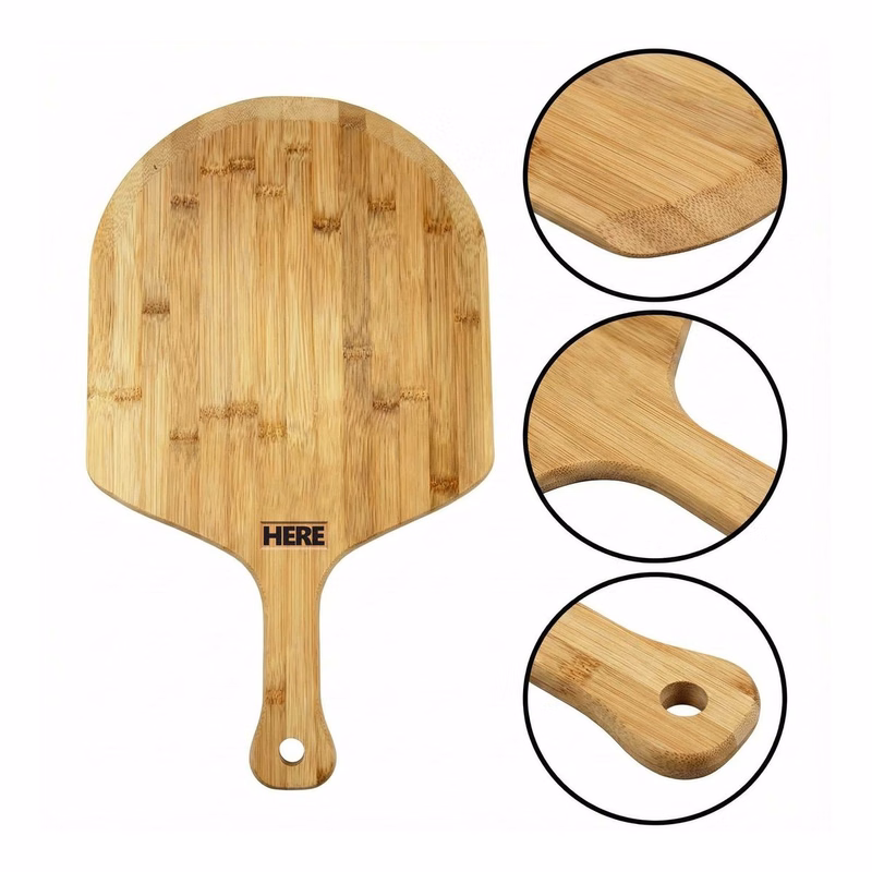 Bamboo Pizza Peel Paddle With Handle