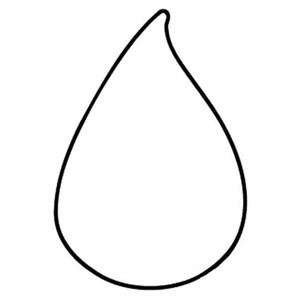 Water Drop Magnet - Full Color