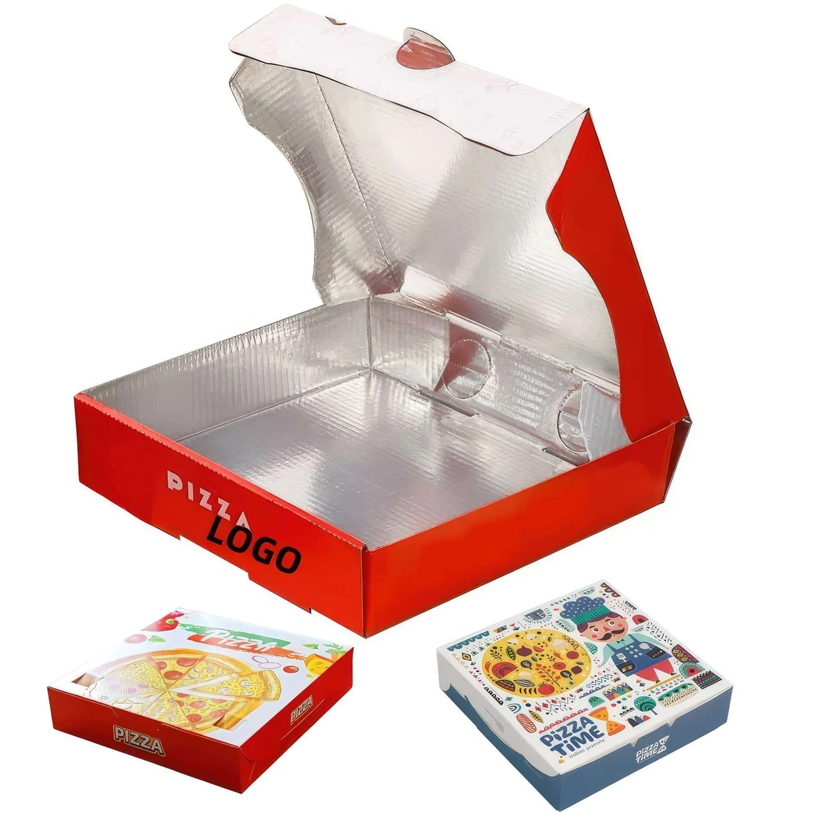 Aluminum Foil Pizza Box Customization 1