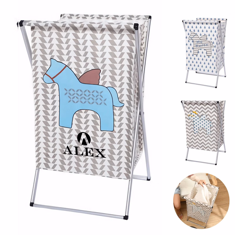 Metal Stand Laundry Basket Rectangular