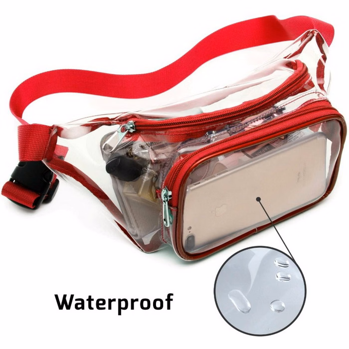 Clear Waist Fanny Hip Bags