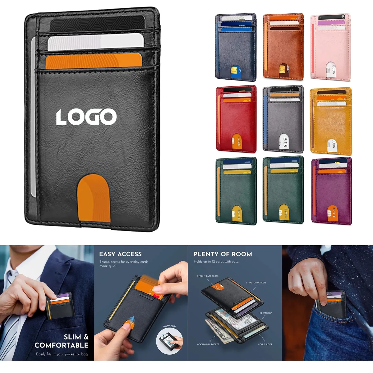 Slim Wallet for Men Women 1