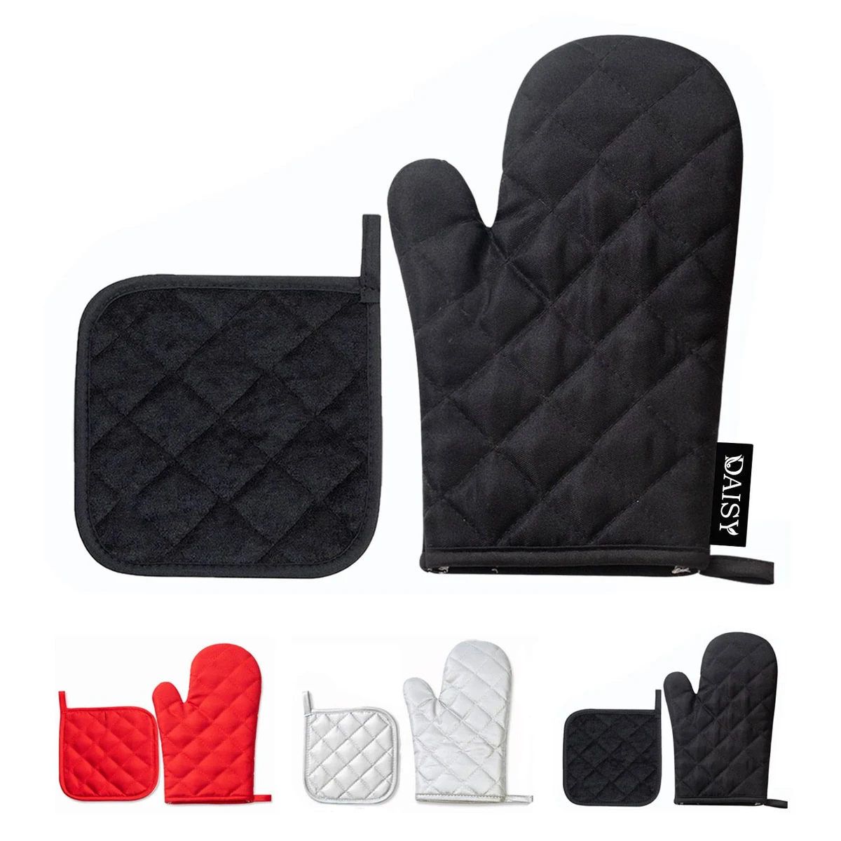 Oven Gloves With Mat 1