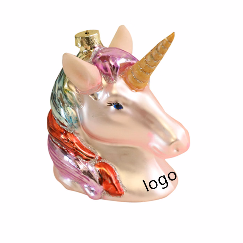 Unicorn Head Christmas Ornaments