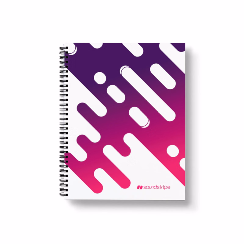 Softcover Notebook with Spiral Binding - Large