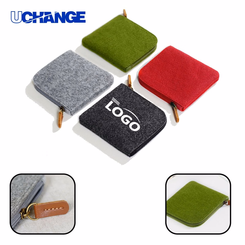 Felt Coin Purse Pouch