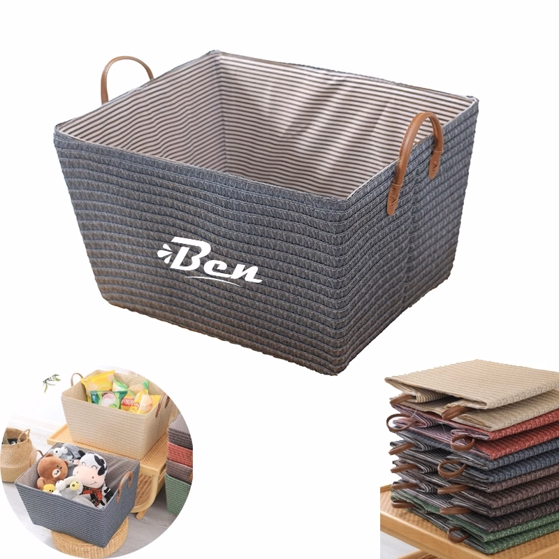 Sturdy Large Fabric Foldable Organizing Basket Bin